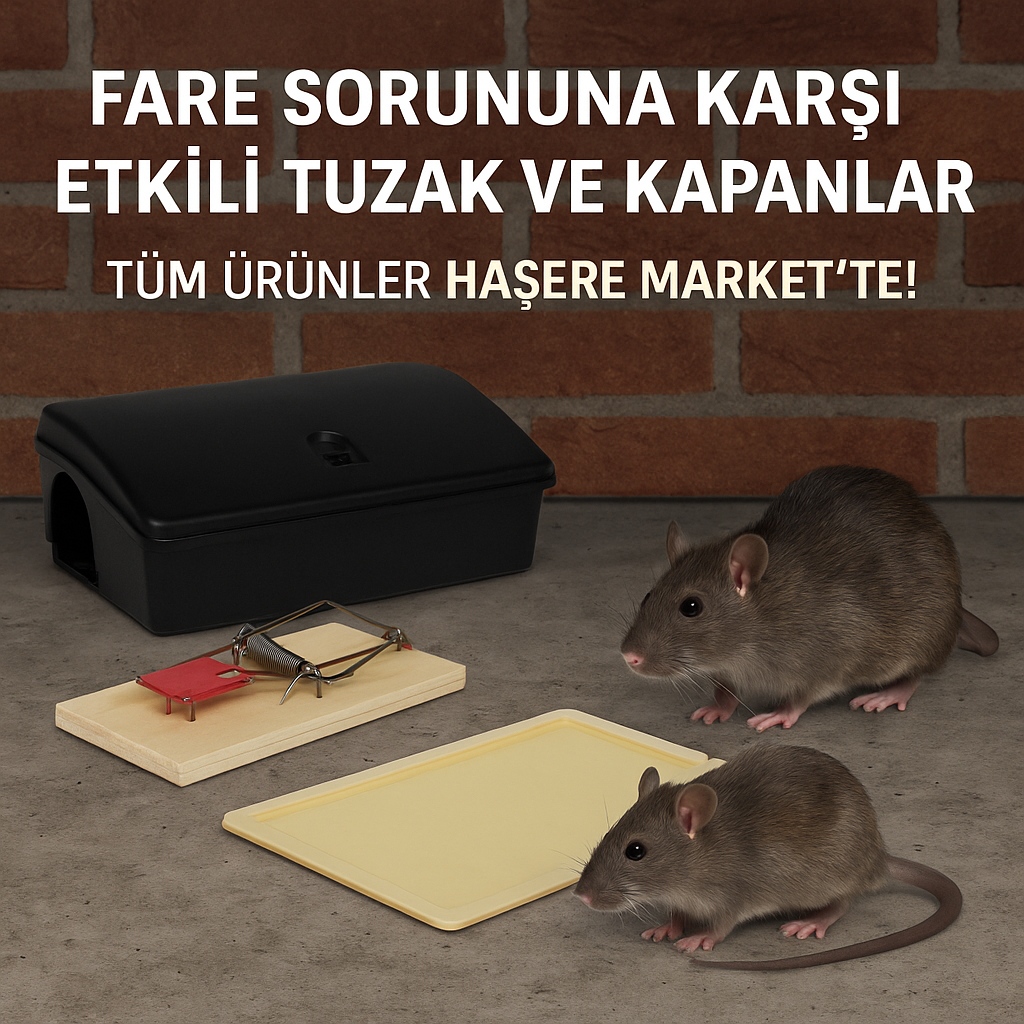 Fare Mücadelesinde Kullanabileceğiniz Etkili Alet ve Ekipmanlar - Haşere Market