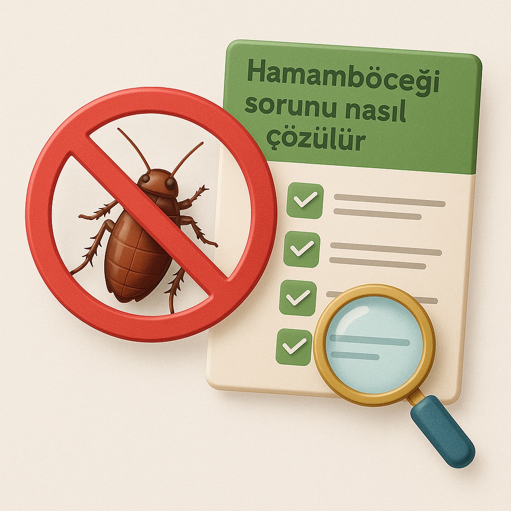 Evde Hamamböceği Nasıl İlaçlanır? | Adım Adım Uygulama Rehberi ile Kesin Çözüm