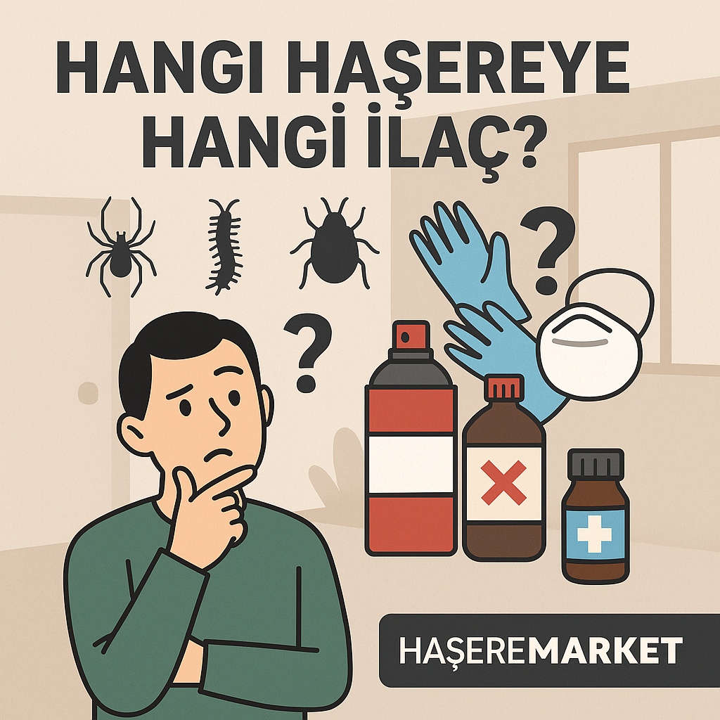 Hangi Haşere İçin Hangi İlacı Kullanmalıyız?