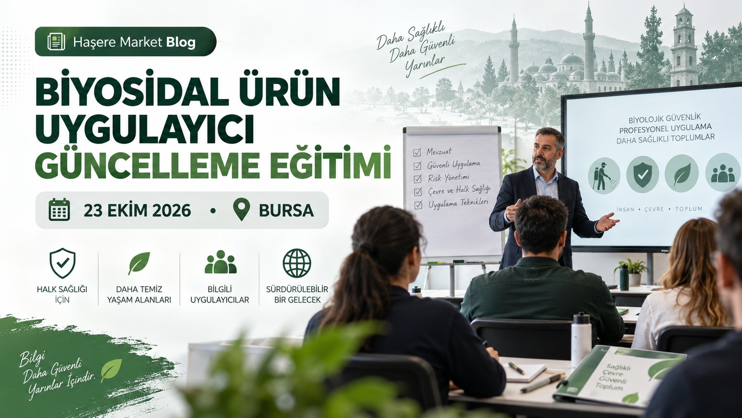 Biyosidal Uygulayıcı Güncelleme Eğitimi Bursa | 23 Ekim 2026