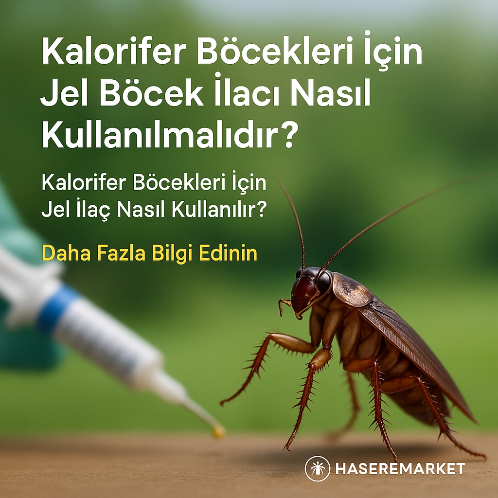 Jel Böcek İlaçları Kalorifer Böceği İçin Nasıl Kullanılır?
