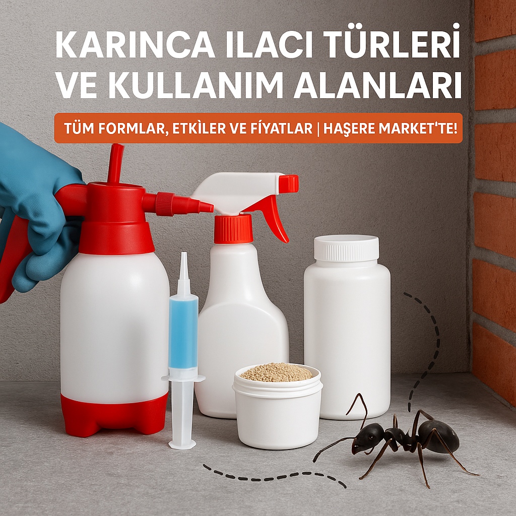 Karınca İlaçları Rehberi: Karınca İlacı Türleri, Kullanım Yerleri | Haşere Market