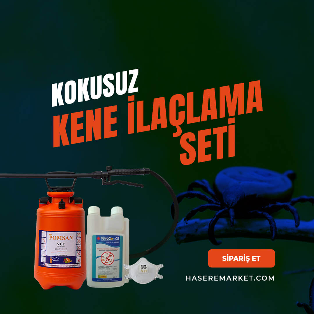 Geniş Alanlar İçin Güçlü ve Kokusuz Kene İlaçlama Seti