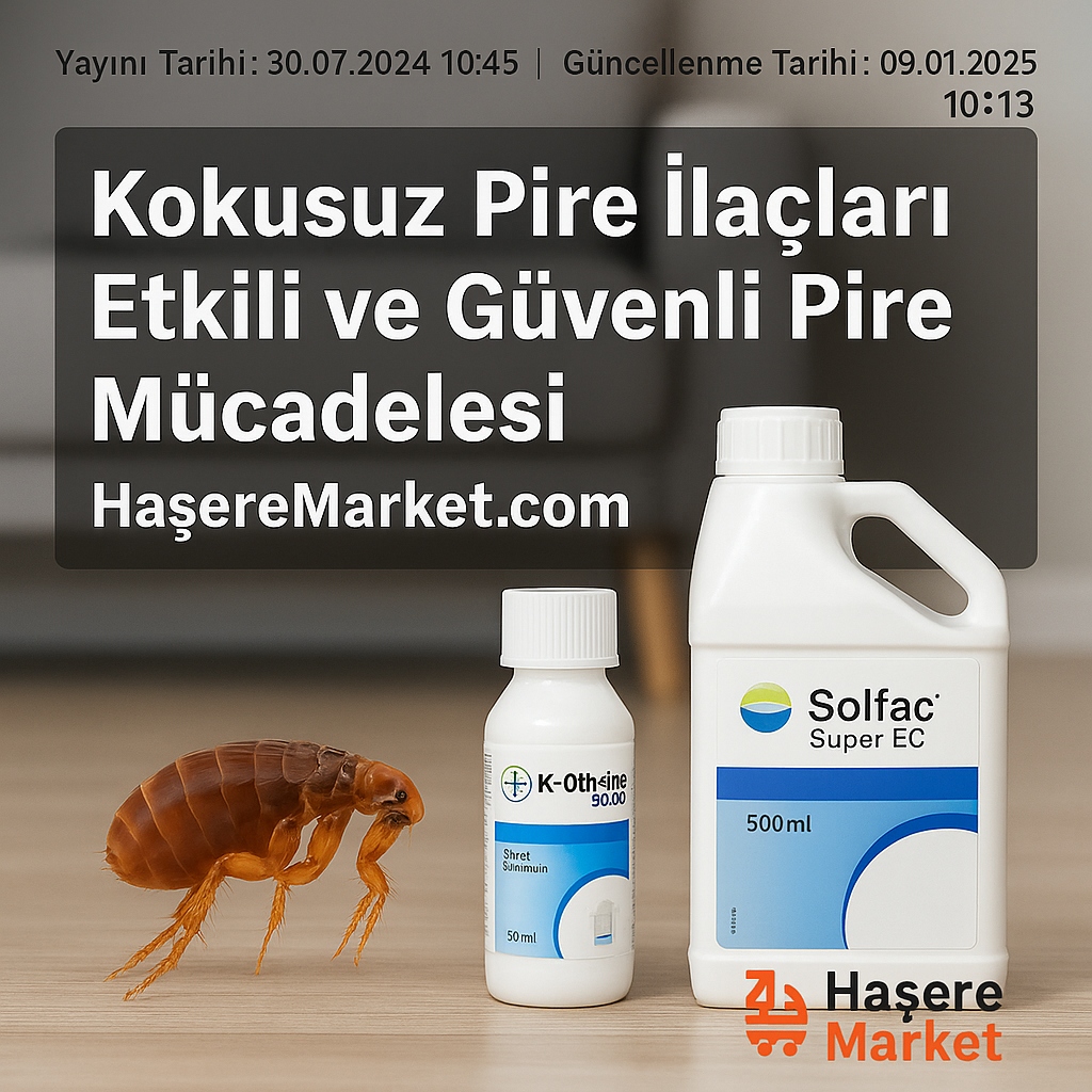Kokusuz Pire İlaçları | Etkili ve Güvenli Pire Mücadelesi - Haşere Market