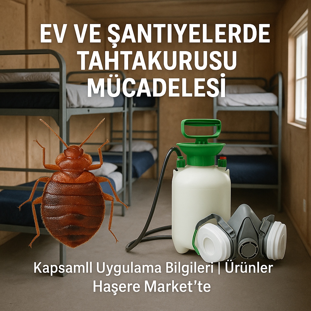 Evde ve Şantiyelerde Tahtakurusu İlaçları: Etkili Mücadele Yöntemleri ve Tavsiyeler