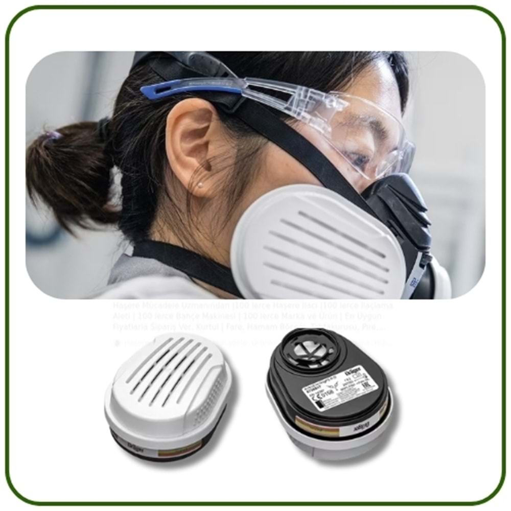 Drager X-Plore 3300 Yarım Yüz Gaz Maskesi | Filtreler Ayrı Satılır