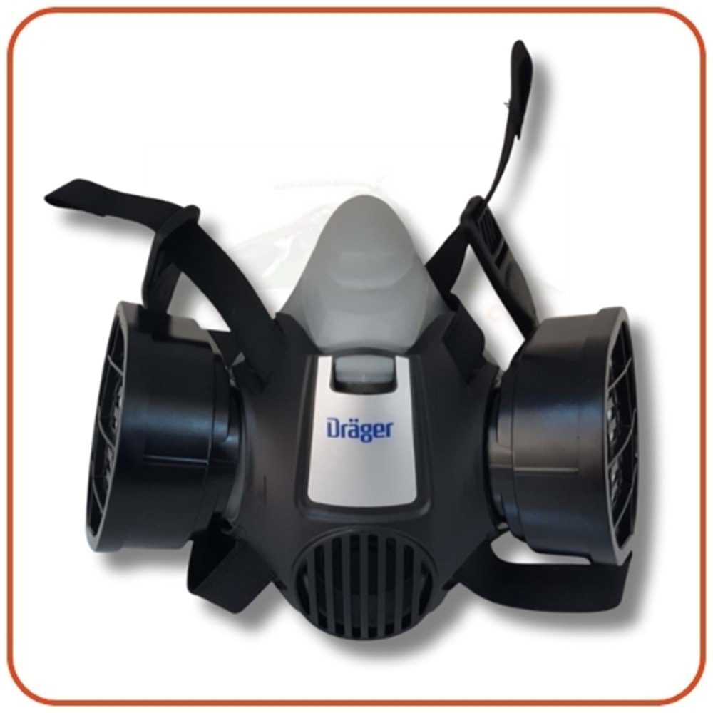 Drager X-Plore 3300 Yarım Yüz Gaz Maskesi | Filtreler Ayrı Satılır