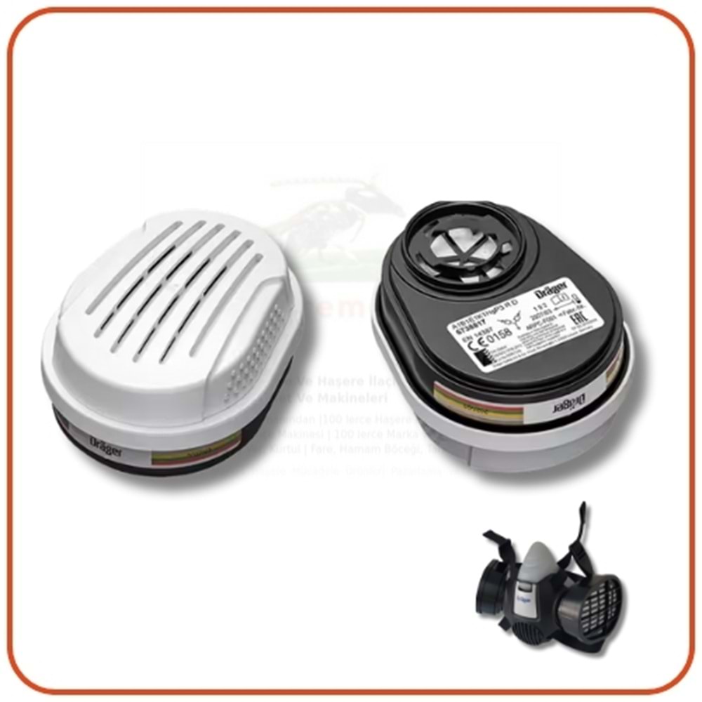 A1B1E1K1 Maske Filtresi | Drager X-Plore 3300 Gaz Maskesi İçin