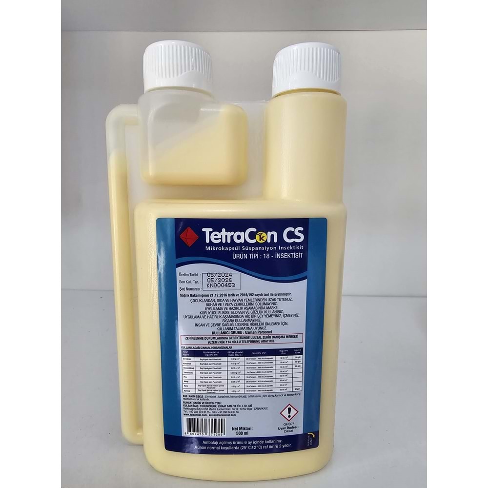 Tetracon CS Mikrokapsül Süspansiyon Haşere İlacı | 500 ml