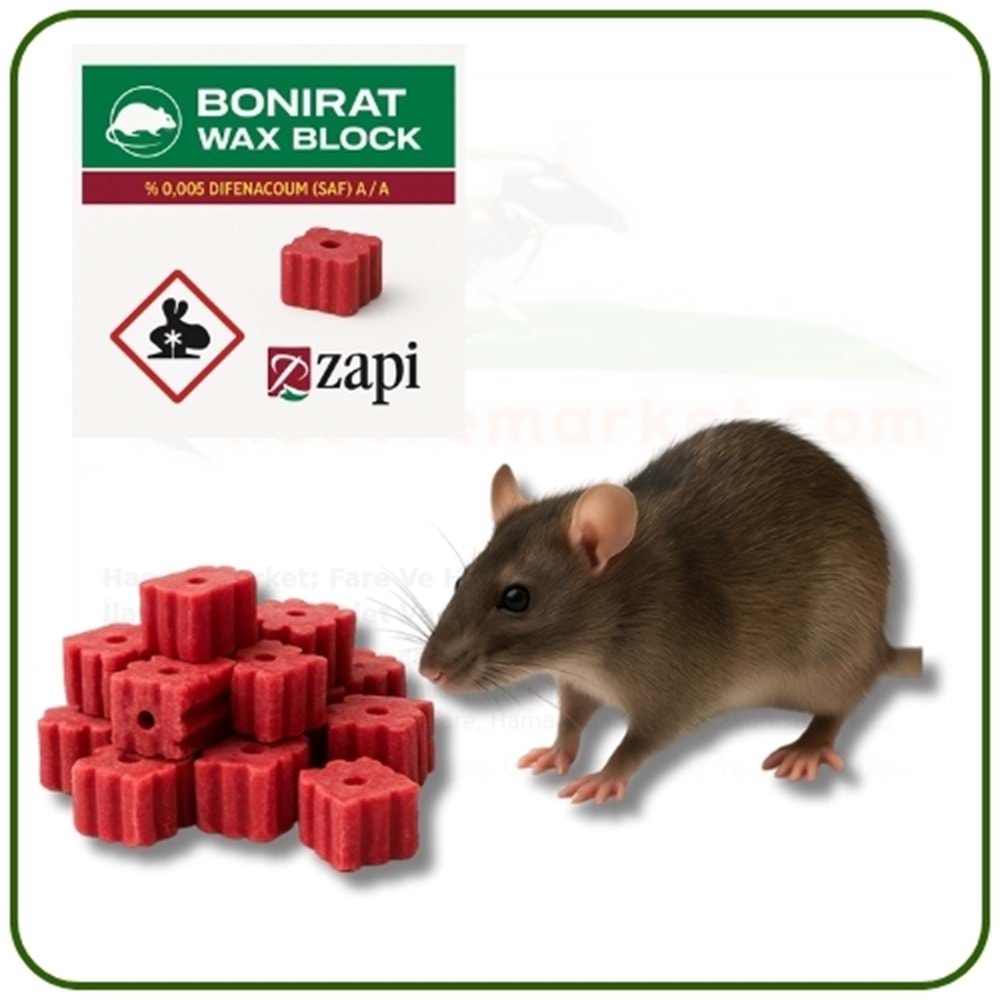 Bonirat Mum Blok Fare Zehiri | 5 Kg