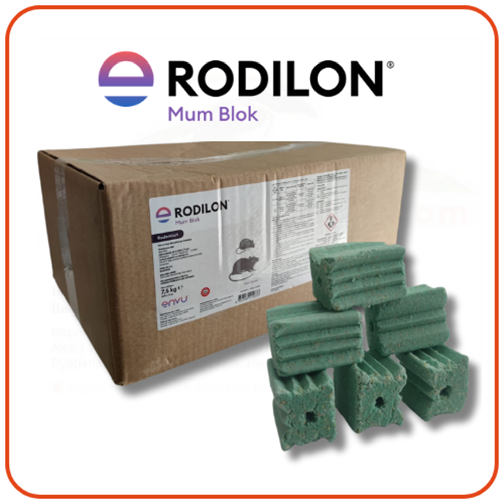 Bayer-Envu Rodilon Mum Blok Fare Zehiri | 500 Gram