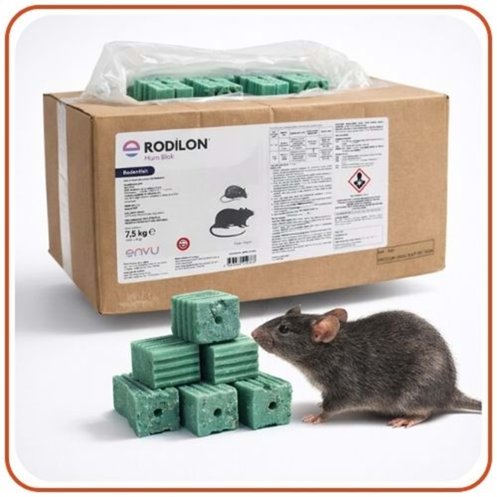 Bayer-Envu Rodilon Mum Blok Fare Zehiri | 500 Gram