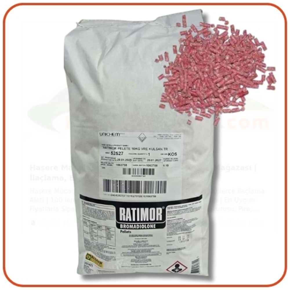 Ratimor Pellets Fare Zehiri | 10 Kg