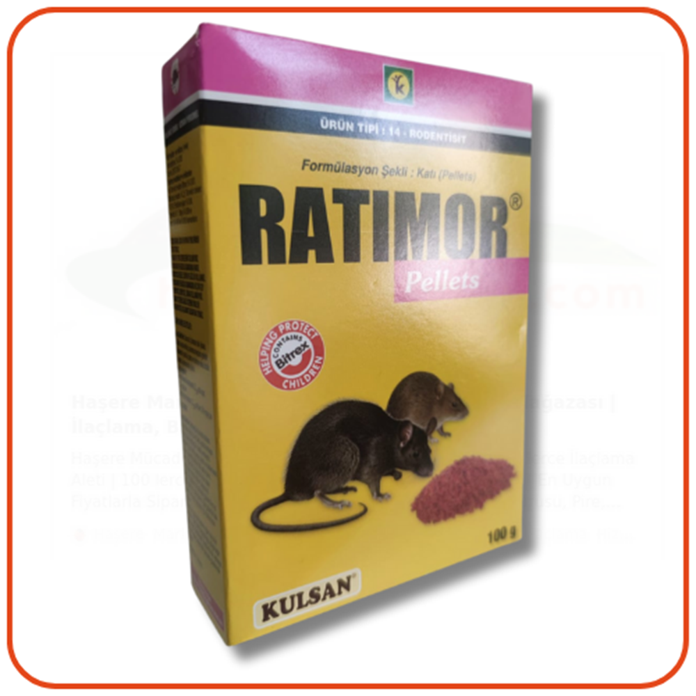 Ratimor Pellets Fare Zehiri | 10 Kg
