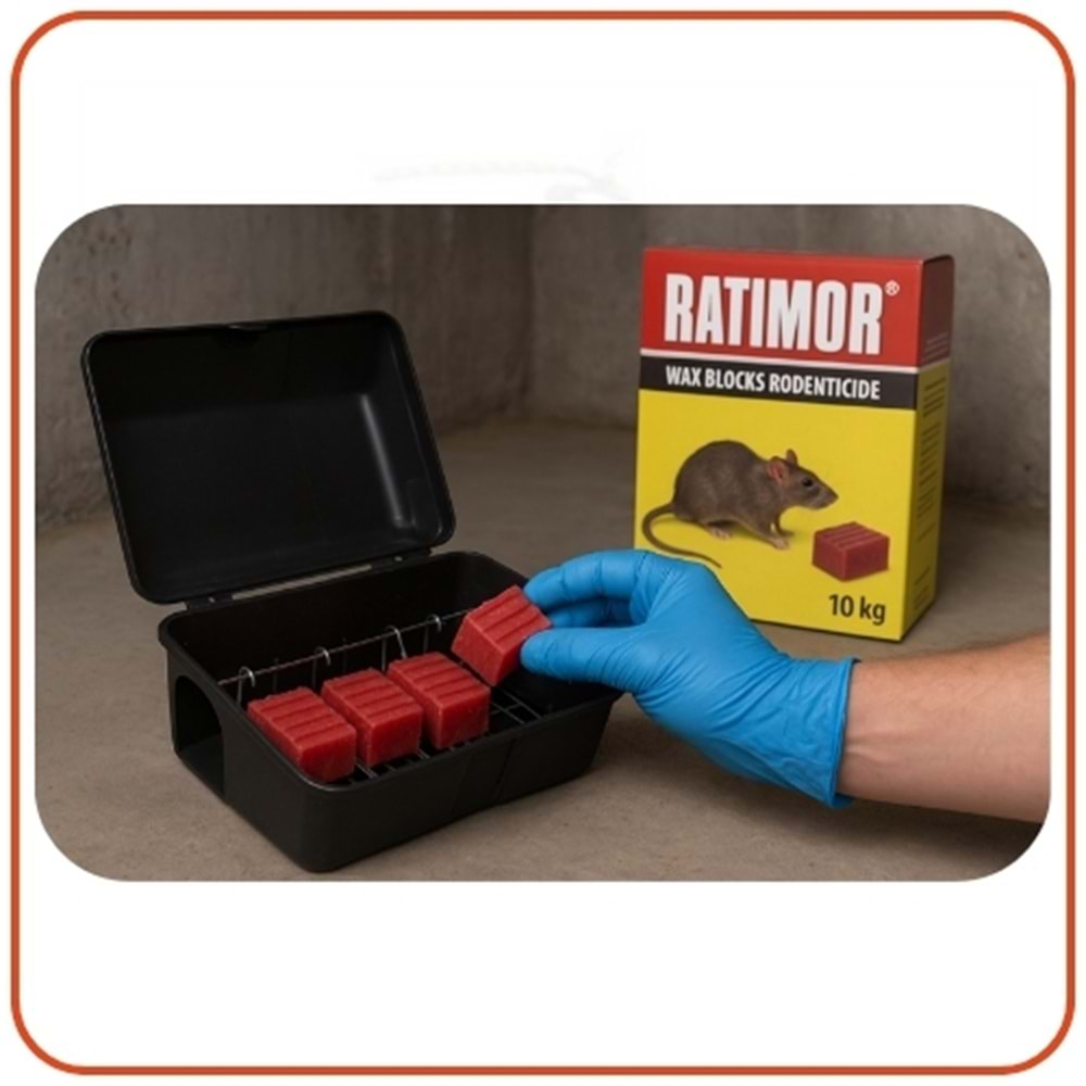 Ratimor Wax Mum Blok Fare Zehiri | 1 Kg