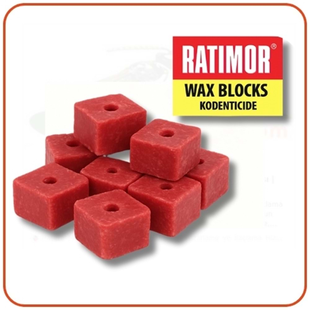Ratimor Wax Mum Blok Fare Zehiri | 5 Kg