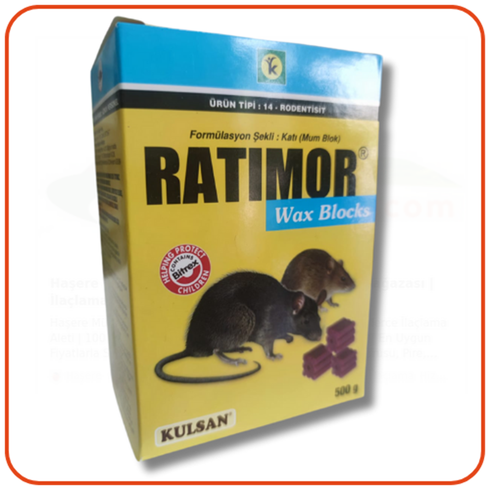 Ratimor Wax Mum Blok Fare Zehiri | 500 Gram