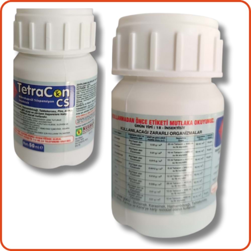 Tetracon CS Mikrokapsül Süspansiyon Haşere İlacı | 50 ml