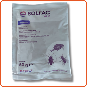 Bayer-Envu Solfac WP 10 Toz Haşere Öldürücü | 50 Gram