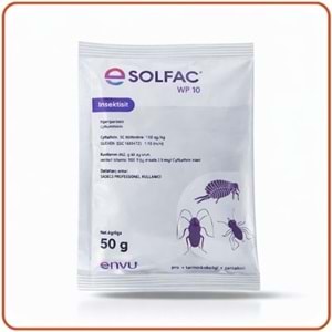 Bayer-Envu Solfac WP 10 Toz Haşere Öldürücü | 50 Gram