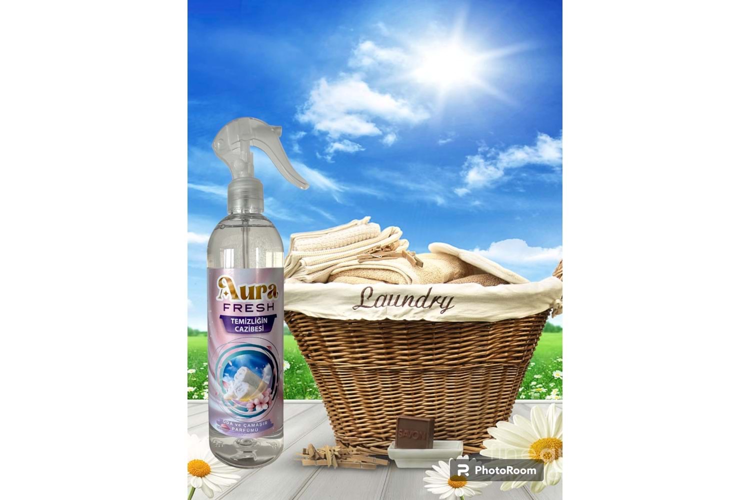 Aura Fresh Bermet Kimya Temizliğin Cazibesi Oda ve Çamaşır Spreyi | 400 Ml