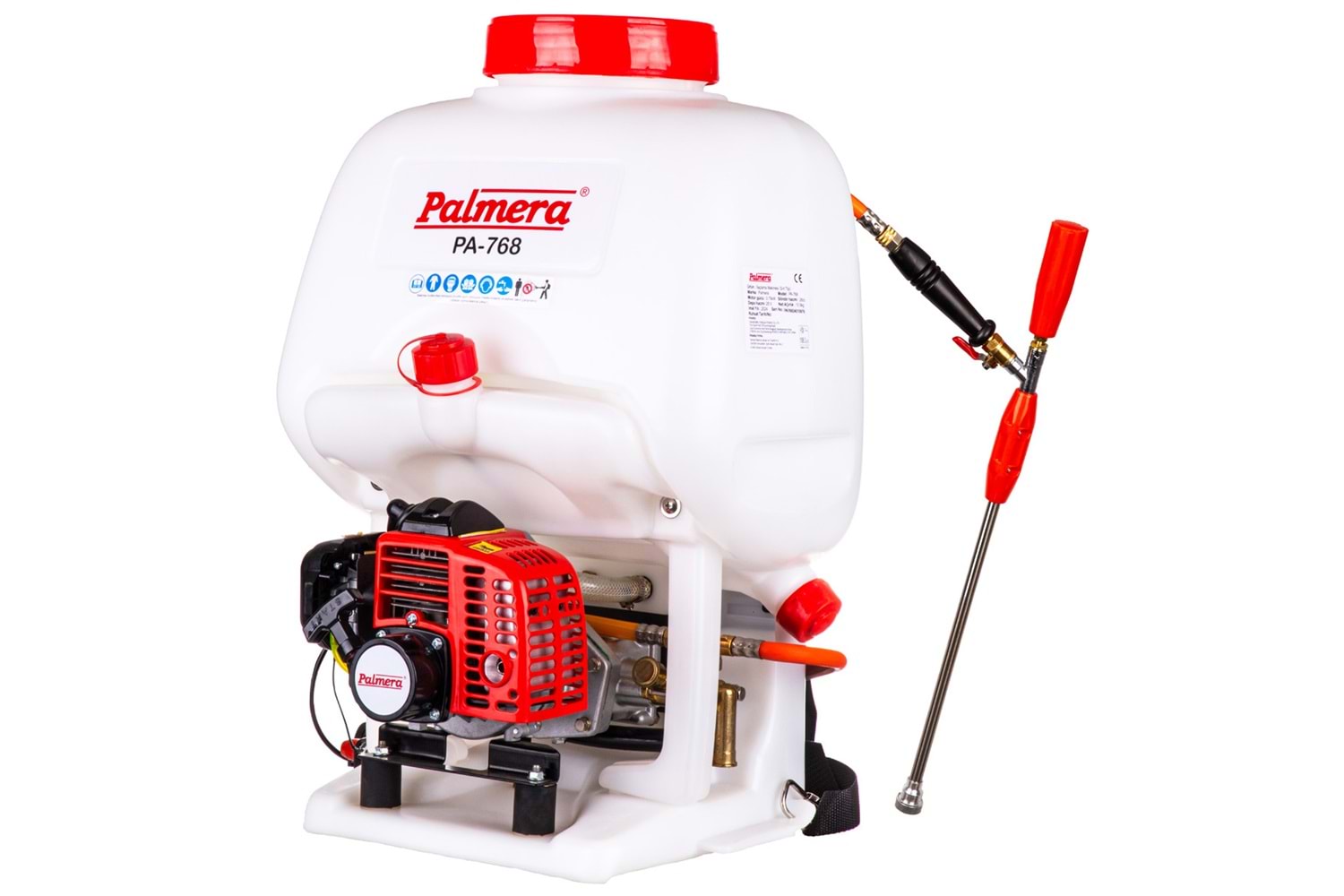 PALMERA PA-768 EUR5 2T MOTORLU SIRT İLAÇLAMA | 2HP 25Lt