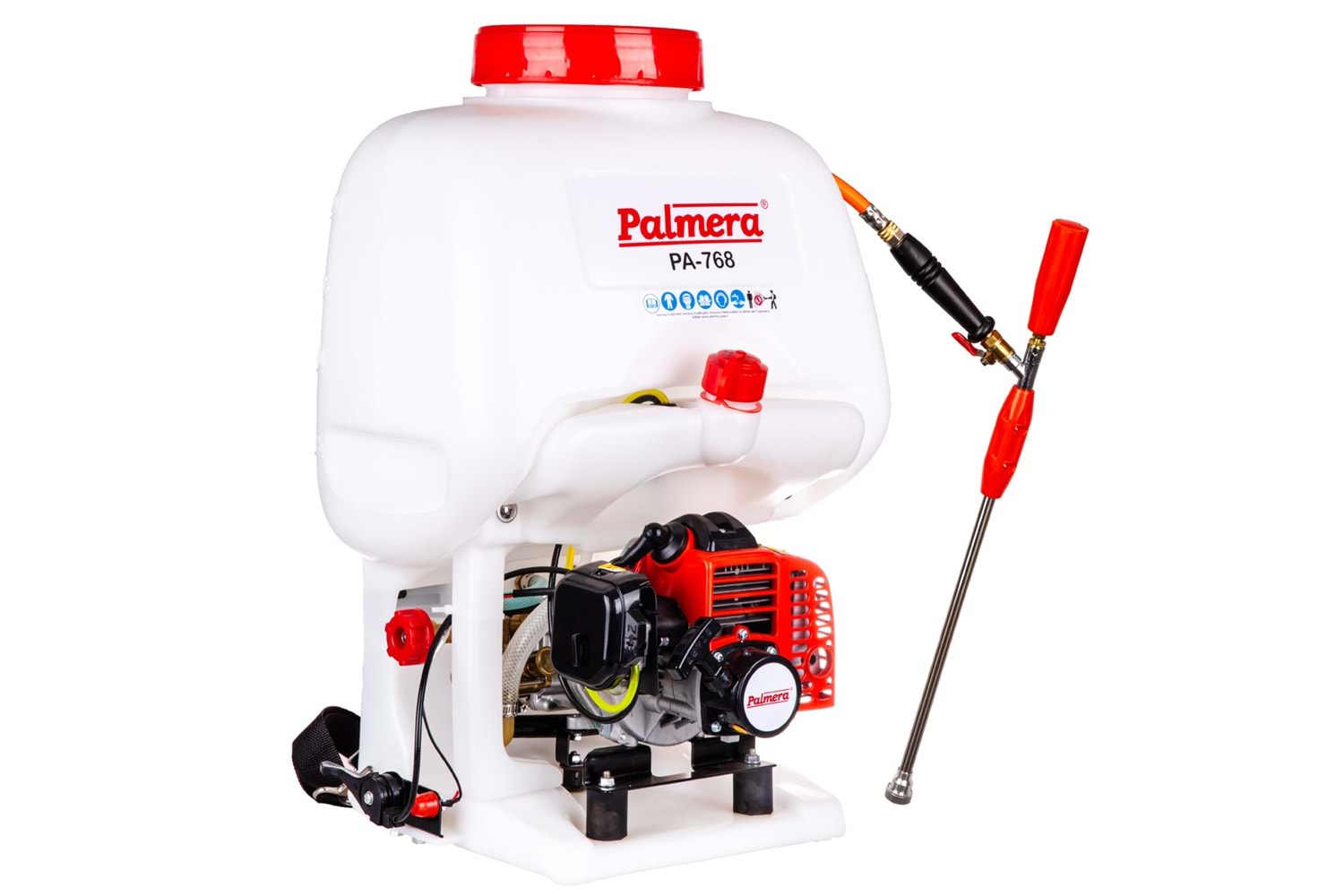 PALMERA PA-768 EUR5 2T MOTORLU SIRT İLAÇLAMA | 2HP 25Lt