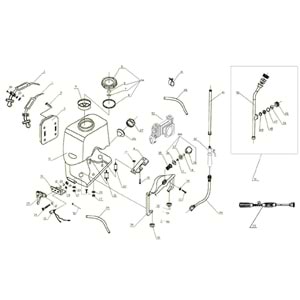 PALMERA PA-768 EUR5 2T MOTORLU SIRT İLAÇLAMA | 2HP 25Lt