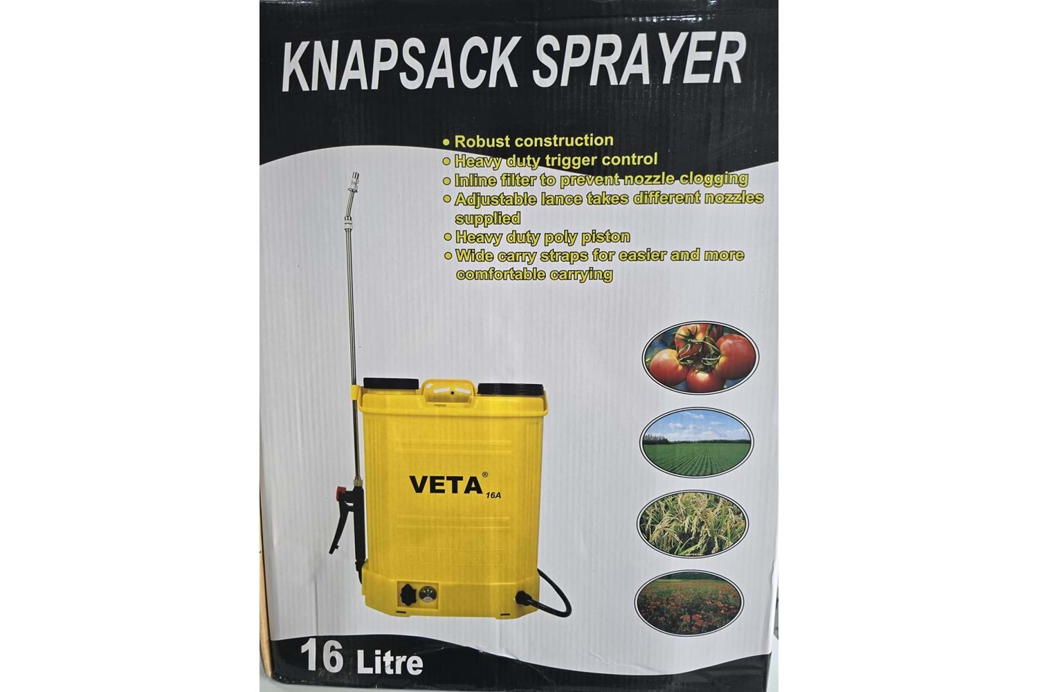 VETA16A AKÜLÜ KOLLU İLAÇLAMA PÜLVERİZATÖRÜ | 16 Litre
