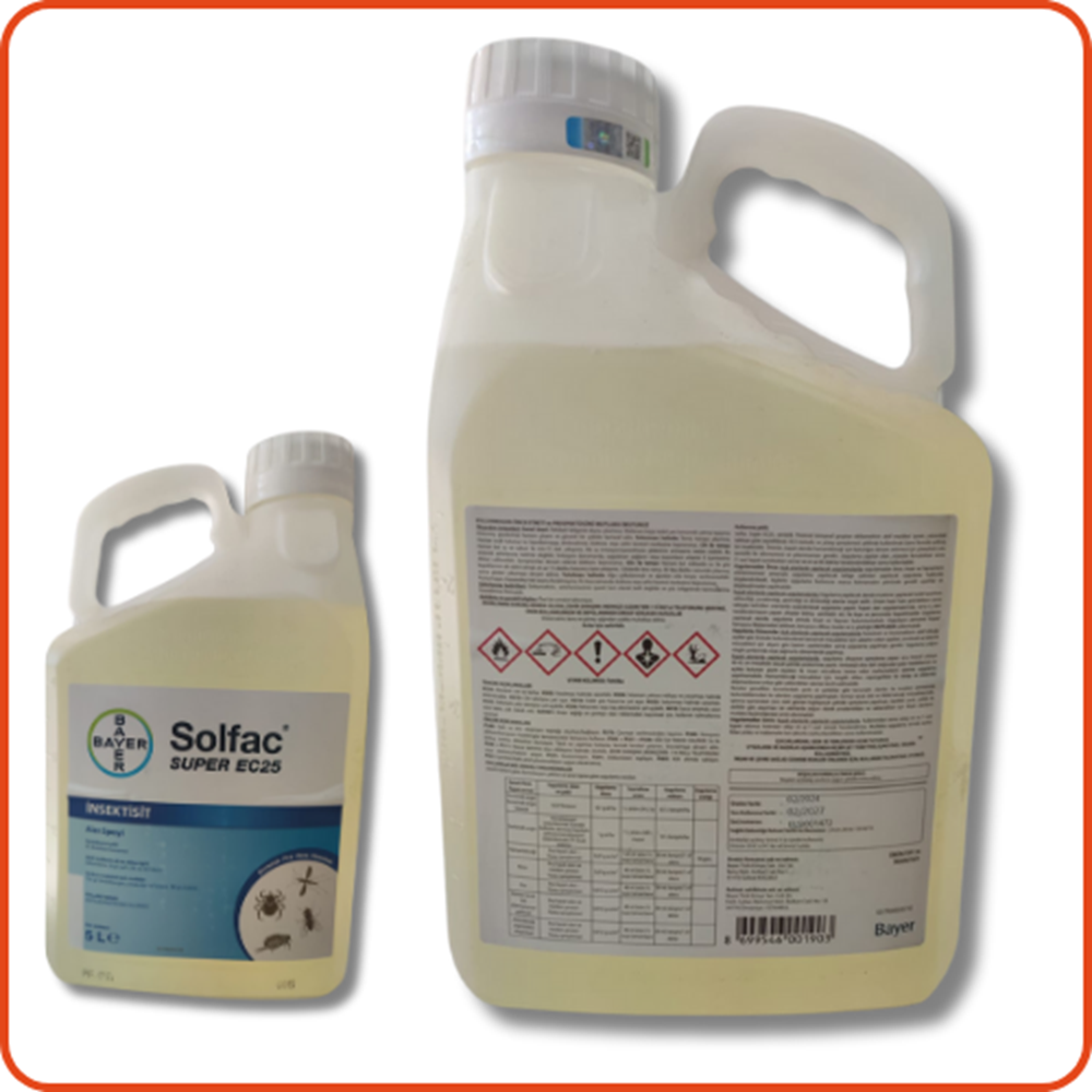 Bayer Envu Solfac Süper EC 25 Kokulu Haşere Öldürücü | 5 Litre