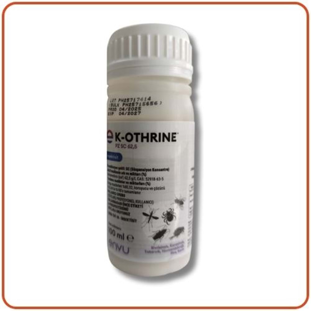 K-Othrine PZ SC 62,5 Haşere Öldürücü | 100 ml