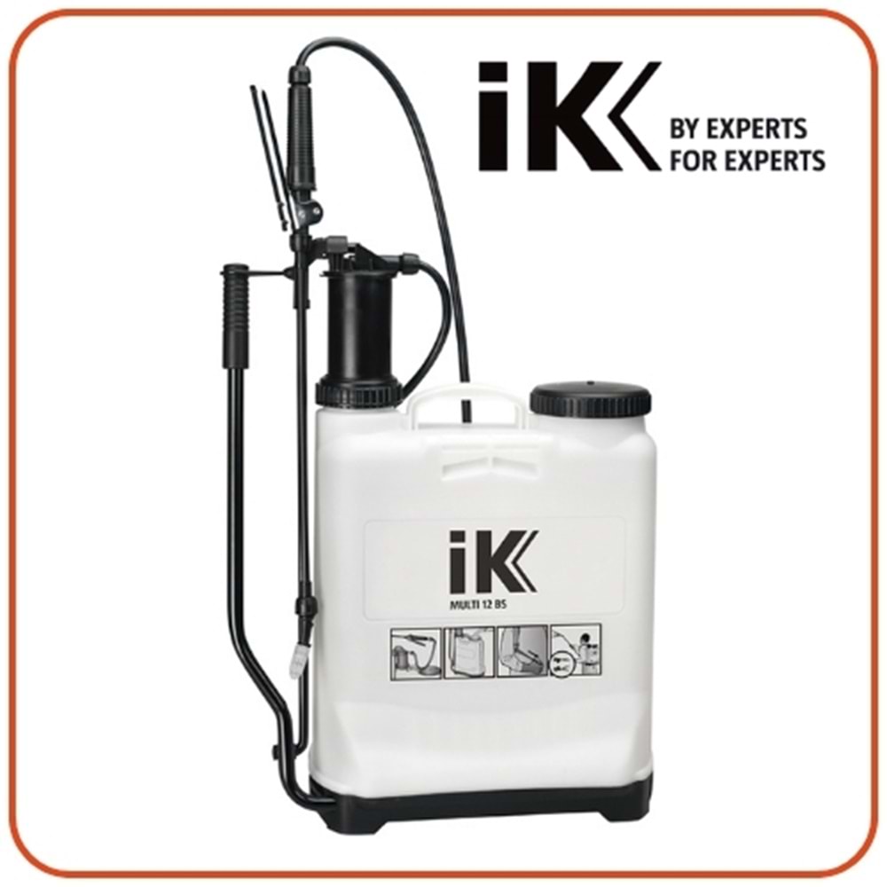 İk Multi 12 BS Manuel Sırt İlaçlama Pompası | 12 Litre