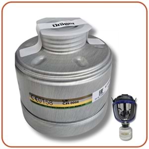 Drager X-Plore 6300 Tam Yüz İlaçlama Maskesi | Filtre Ayrı Satılır