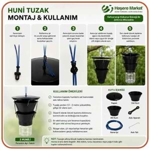 Kahverengi Kokarca Böceği Tuzağı | 2 Hunili | Feromon Ayrı Satılır