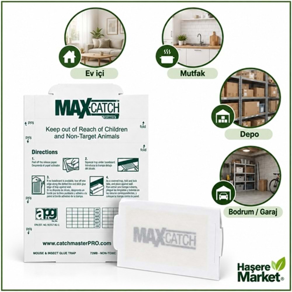 Max-catch Karton Fare Yapışkan Tuzakları