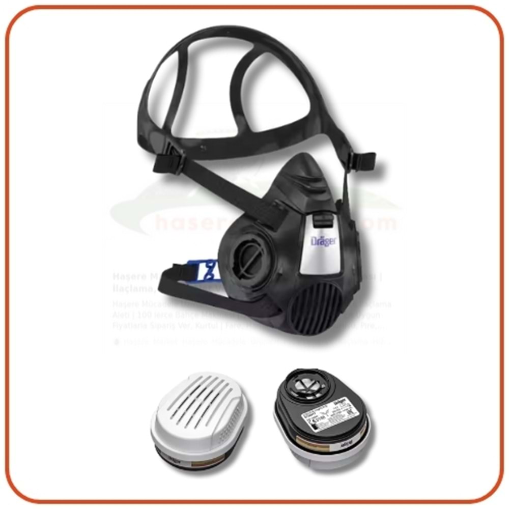 Drager X-PLORE 3300 Yarım Yüz Gaz Maske | Filtre ve Maske Takım