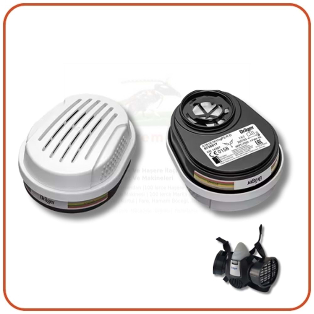 Drager X-PLORE 3300 Yarım Yüz Gaz Maske | Filtre ve Maske Takım