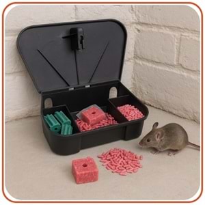 Fare Yem İstasyonu | Çift Kilitli