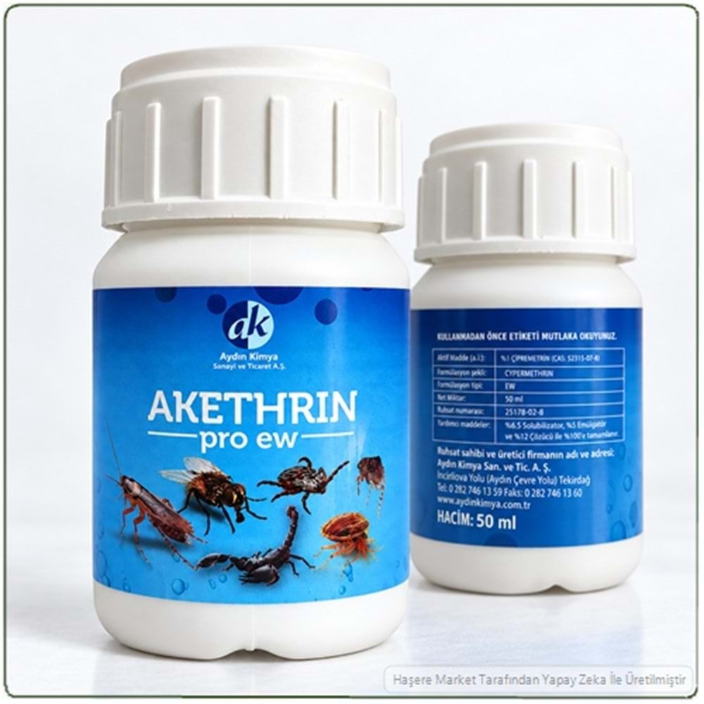 Akethrin PRO EW Kokulu Haşere İlacı | 50 ml
