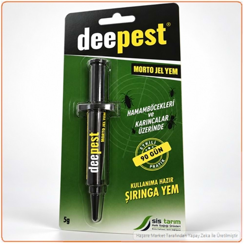 Deepest Morto Hamamböceği ve Karınca Jel İlacı | 5 Gr