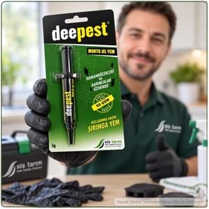 Deepest Morto Hamamböceği ve Karınca Jel İlacı | 5 Gr