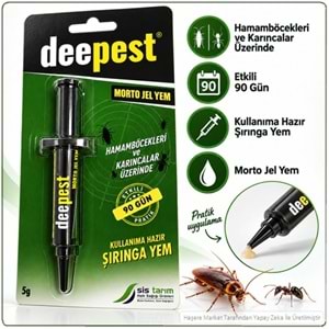 Deepest Morto Hamamböceği ve Karınca Jel İlacı | 5 Gr