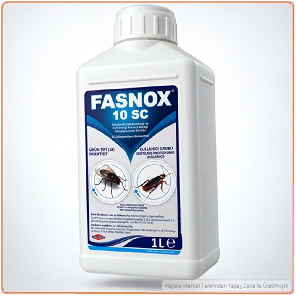 Fasnox SC 10 Kokusuz Haşere İlacı | 1 litre