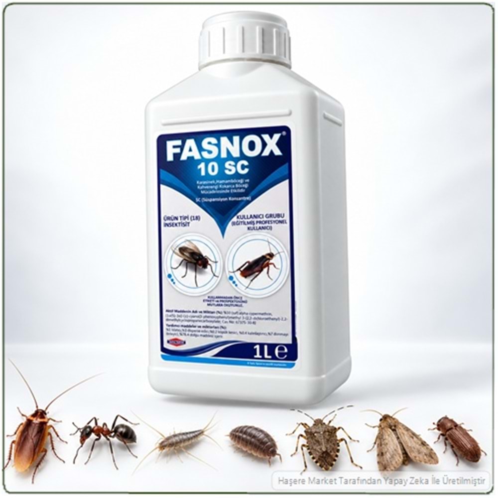 Fasnox SC 10 Kokusuz Haşere İlacı | 1 litre