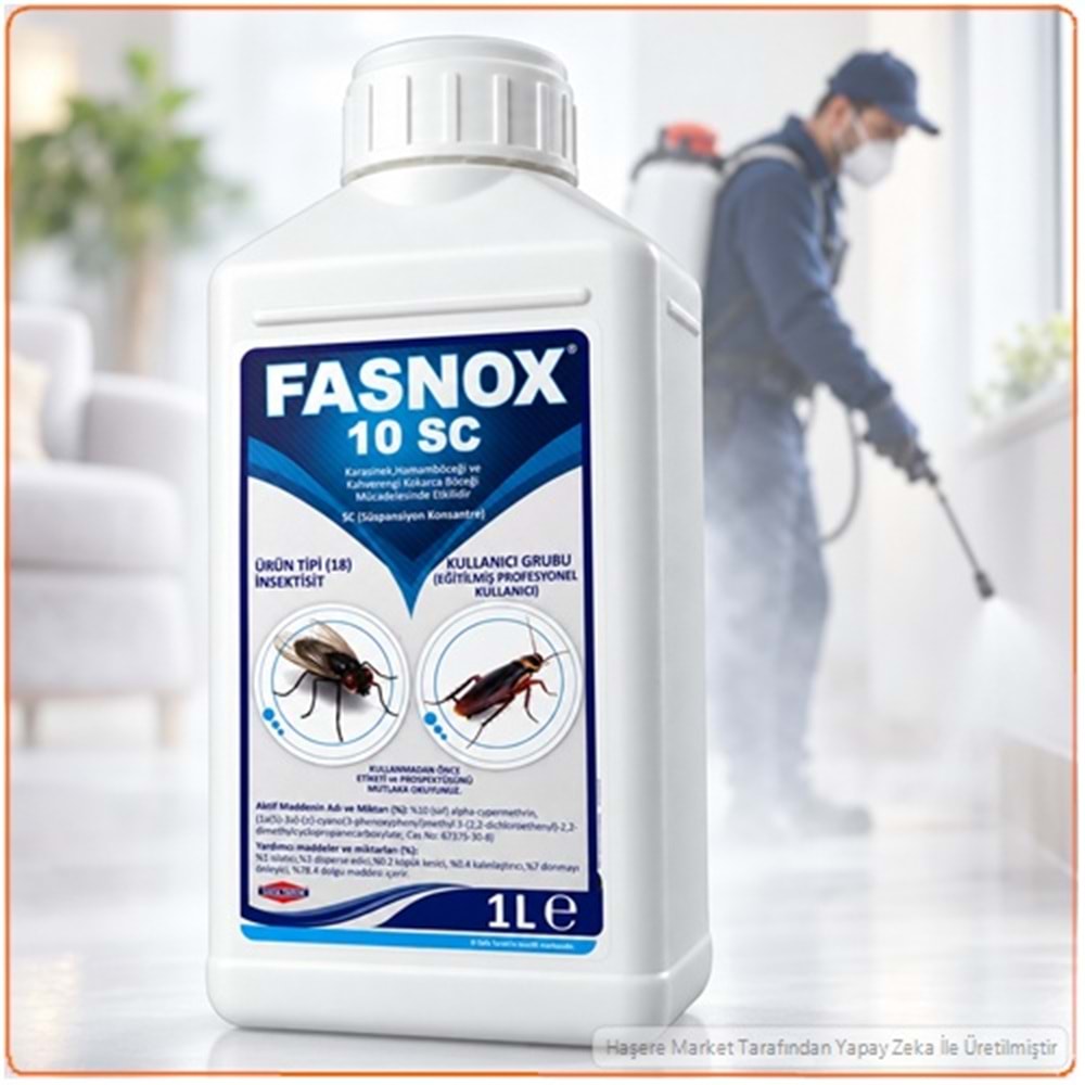 Fasnox SC 10 Kokusuz Haşere İlacı | 1 litre