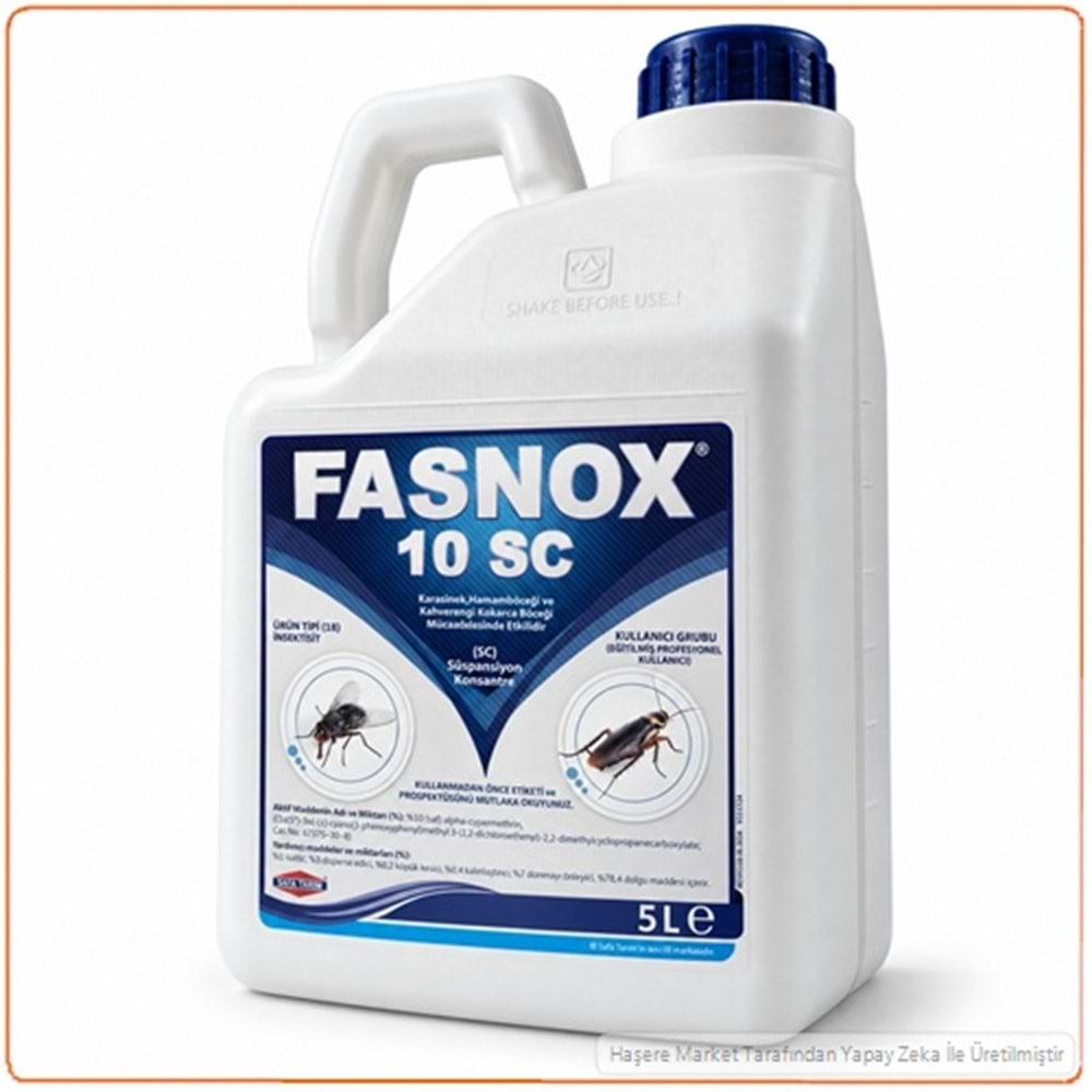 Fasnox SC 10 Kokusuz Haşere İlacı | 5 litre