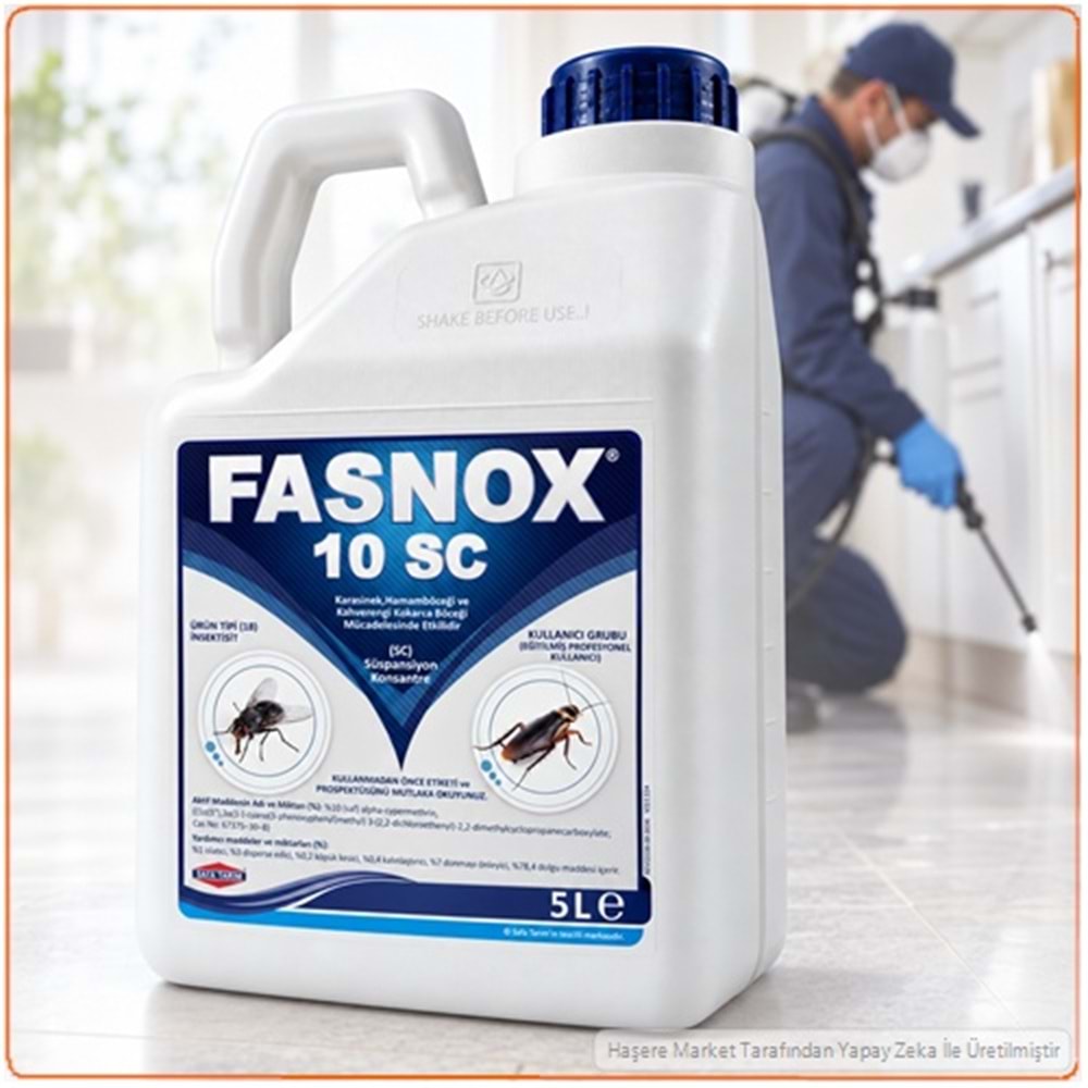 Fasnox SC 10 Kokusuz Haşere İlacı | 5 litre