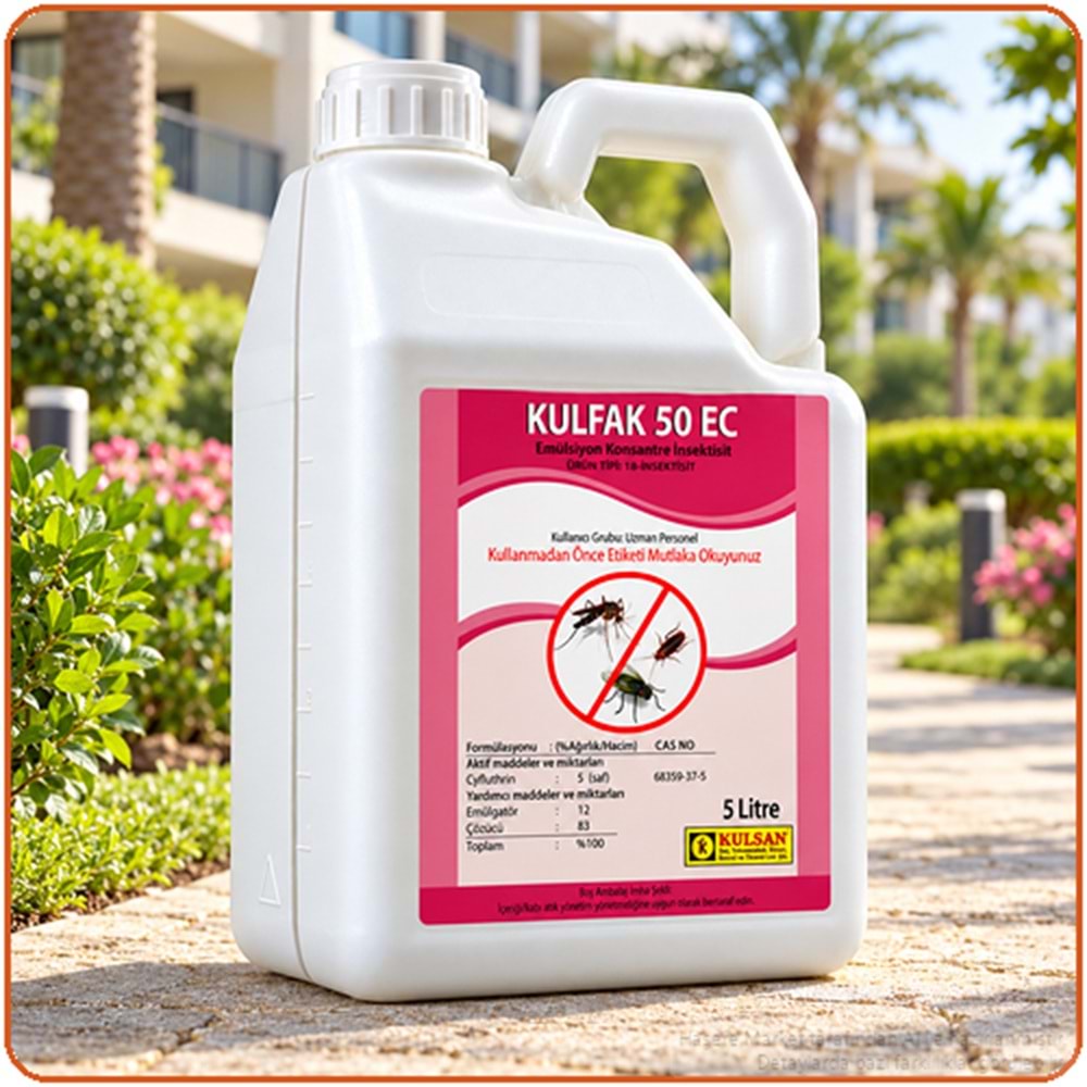 Kulfak 50 EC Kokulu Haşere İlacı | 5 Litre