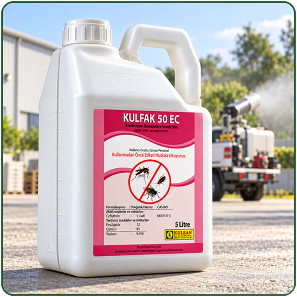 Kulfak 50 EC Kokulu Haşere İlacı | 5 Litre