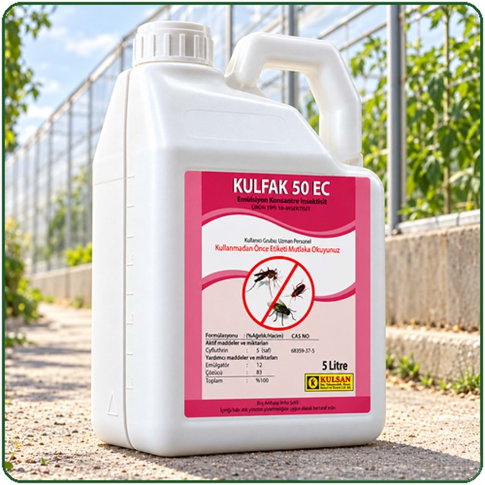 Kulfak 50 EC Kokulu Haşere İlacı | 5 Litre